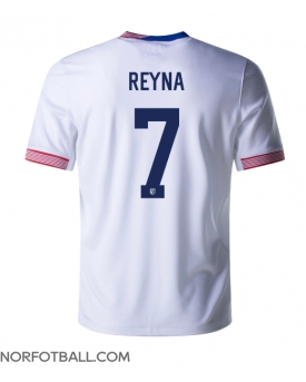 Billige Fotballdrakt USA Giovanni Reyna #7 Replika Hjemmedrakt Copa America 2024 Kortermet